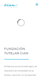 Mobile Screenshot of fundaciontutelarcian.org