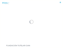 Tablet Screenshot of fundaciontutelarcian.org